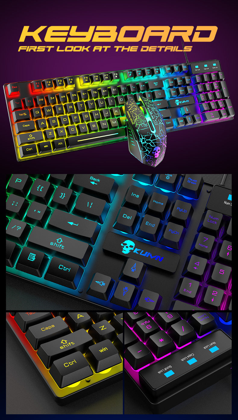 Kuiying T6RGB Gaming Keyboard & Mouse Set