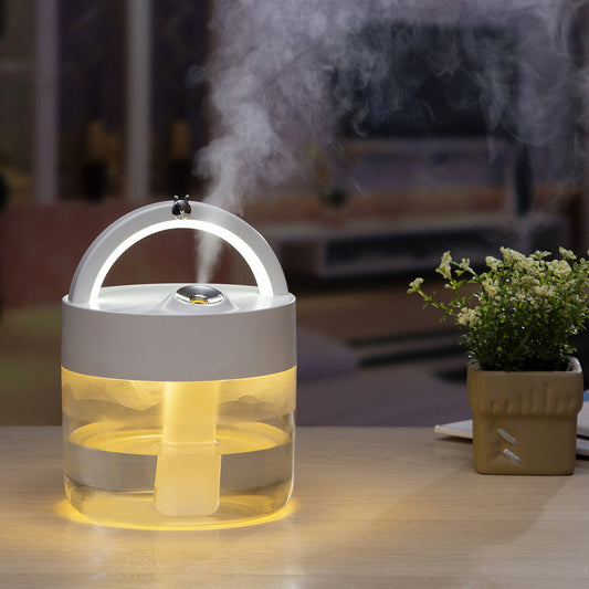 Dimmable Silent Humidifier – Adjustable Light & Quiet Mist
