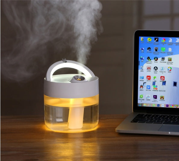 Dimmable Silent Humidifier – Adjustable Light & Quiet Mist