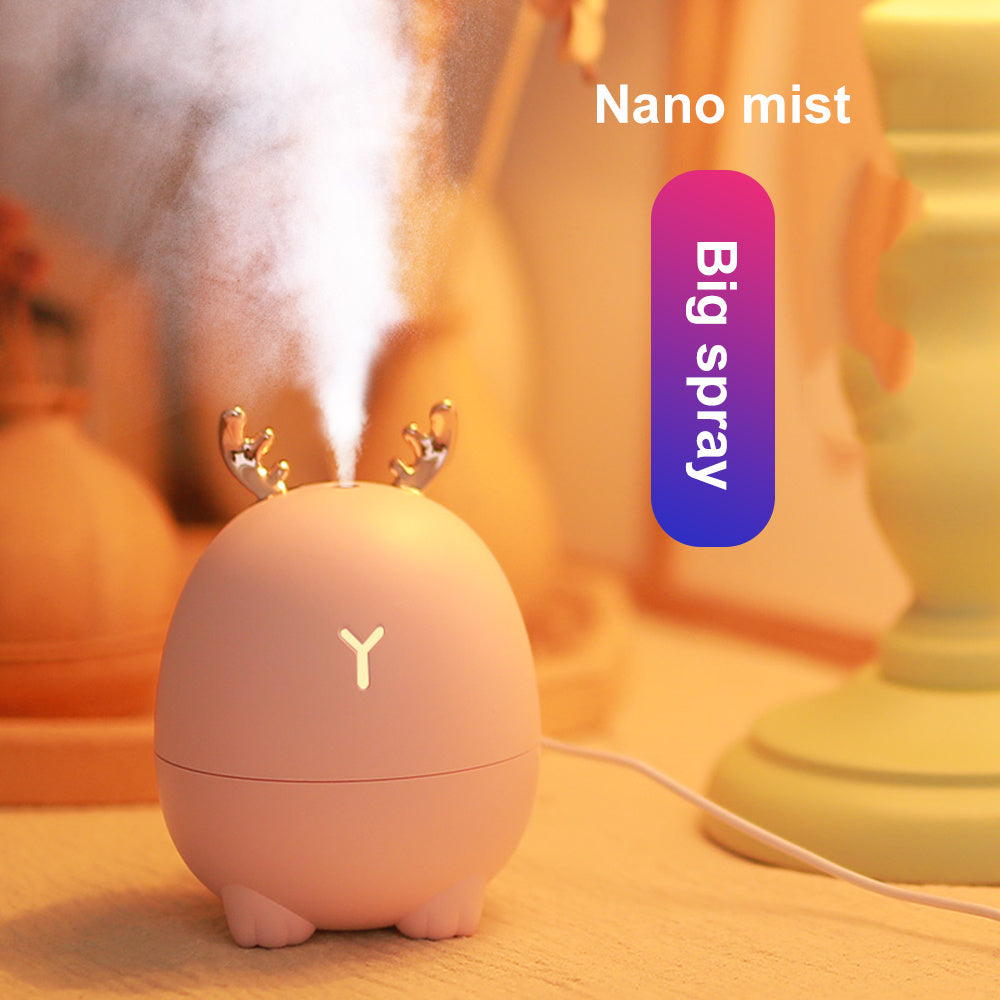Cartoon USB Humidifier – Cute Deer & Rabbit Design