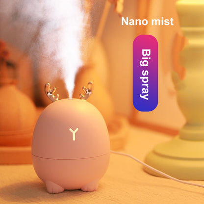 Cartoon USB Humidifier – Cute Deer & Rabbit Design