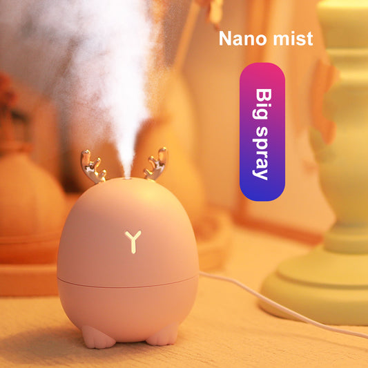 Cartoon USB Humidifier – Cute Deer & Rabbit Design