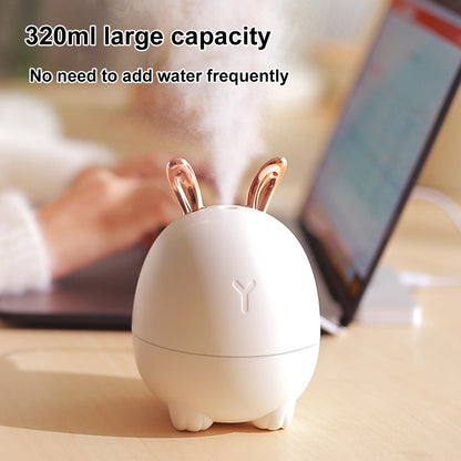 Cartoon USB Humidifier – Cute Deer & Rabbit Design
