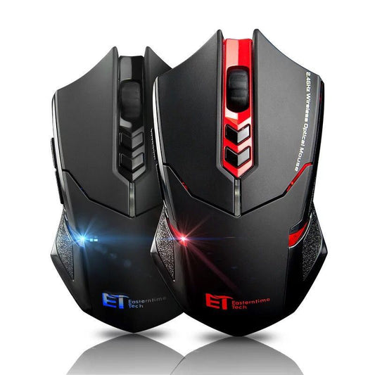 Silent Luminous Wireless Mouse – Power-Saving & Ergonomic for Work or Play