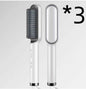 2-in-1 Hair Straightener Hot Comb – Negative Ion Electric Brush & Curling Tong