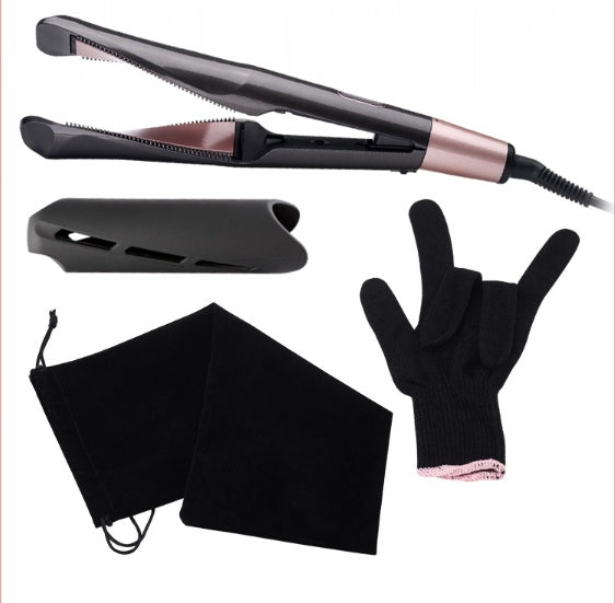 2-in-1 Professional Hair Straightener & Crimper – For Dry/Wet Hair Styling