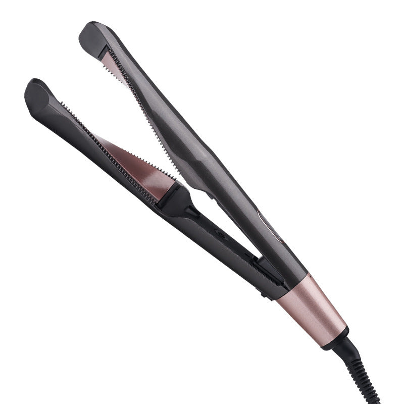 2-in-1 Professional Hair Straightener & Crimper – For Dry/Wet Hair Styling