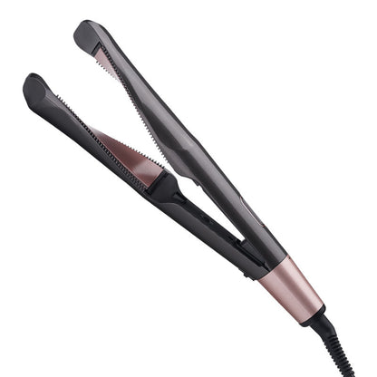 2-in-1 Professional Hair Straightener & Crimper – For Dry/Wet Hair Styling