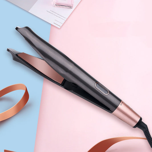 2-in-1 Professional Hair Straightener & Crimper – For Dry/Wet Hair Styling
