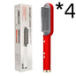 2-in-1 Hair Straightener Hot Comb – Negative Ion Electric Brush & Curling Tong