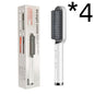 2-in-1 Hair Straightener Hot Comb – Negative Ion Electric Brush & Curling Tong