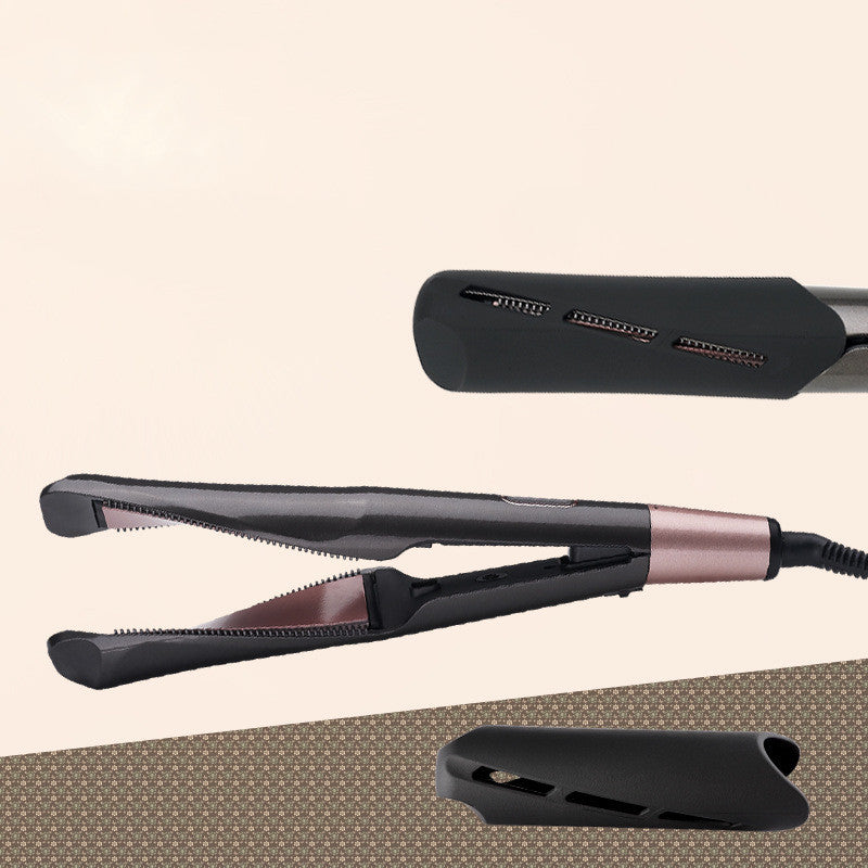 2-in-1 Professional Hair Straightener & Crimper – For Dry/Wet Hair Styling