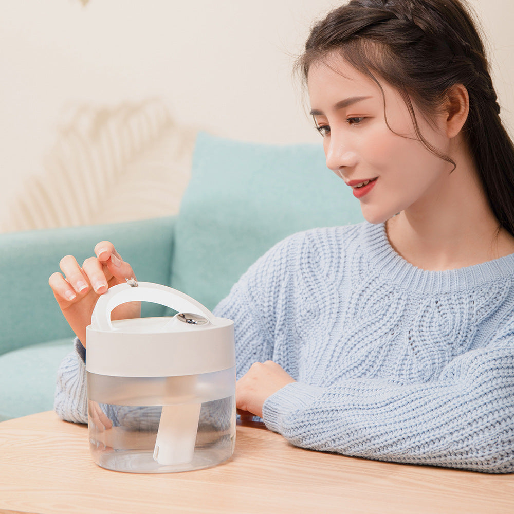 Dimmable Silent Humidifier – Adjustable Light & Quiet Mist