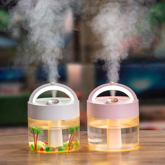 Dimmable Silent Humidifier – Adjustable Light & Quiet Mist