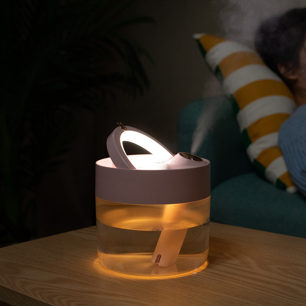 Dimmable Silent Humidifier – Adjustable Light & Quiet Mist