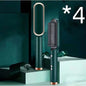 2-in-1 Hair Straightener Hot Comb – Negative Ion Electric Brush & Curling Tong