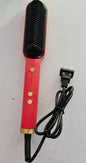 2-in-1 Hair Straightener Hot Comb – Negative Ion Electric Brush & Curling Tong