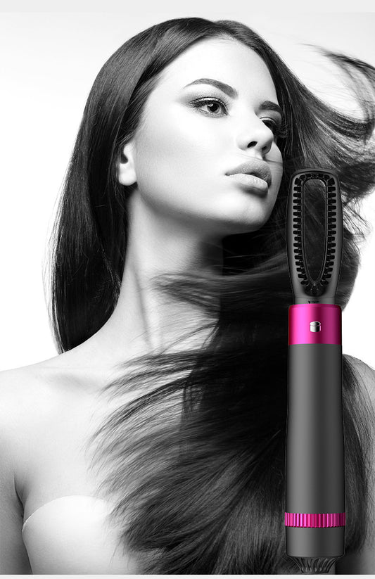 5-in-1 Hair Dryer Brush – Blow Dryer, Straightener & Curler in One Styling Tool