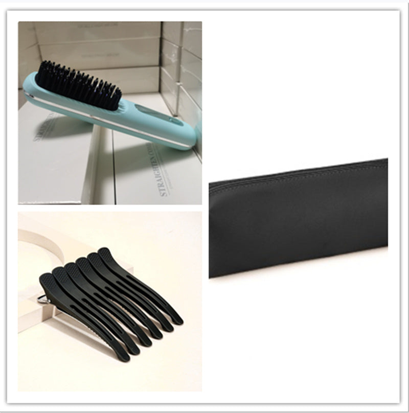 2-in-1 Wireless Hair Straightener Comb – USB Rechargeable & Portable